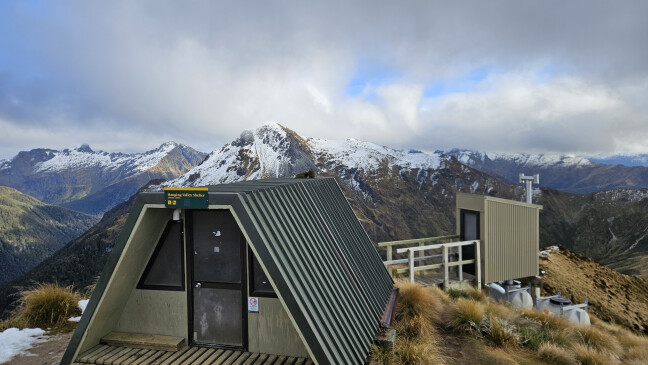 Hanging Valley Shelter, Fiordland National Park  by Jan Kupka - Mid July, 2024